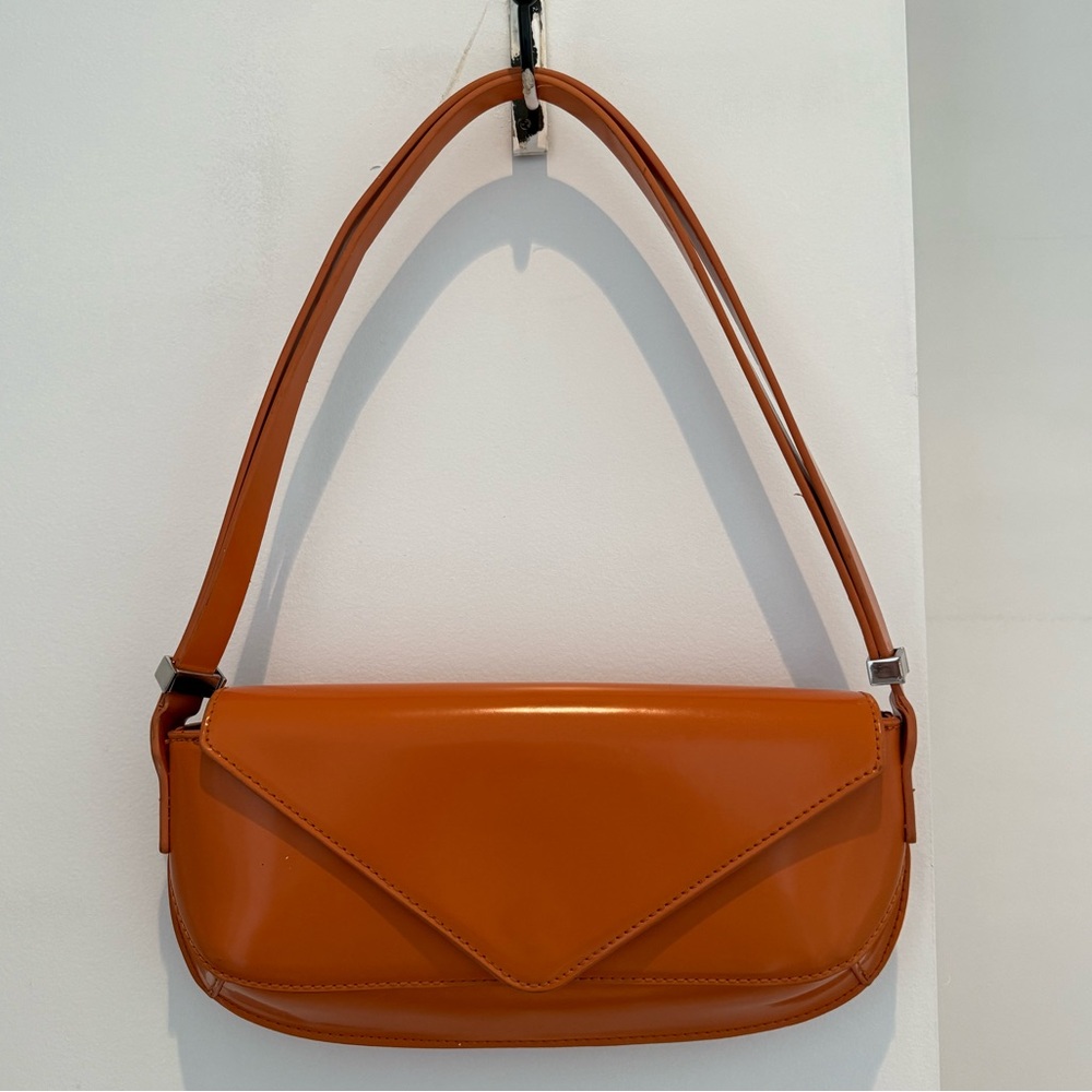 Zara Orange Shoulder Bag - Envelope Flap